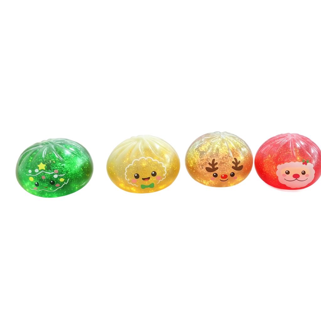 Christmas Steamed Bun - Stress Toy, Random for Kids and Adults