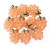 10pcs/lot Plated Colored Acrylic Beads Cute Grape Shaped Big Hole Loose Spaced Beads For DIY Headwear Hairpins Decor Accessories