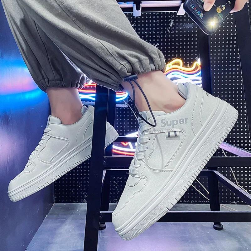 Ανδρικό Casual Αθλητικό Παπούτσι 2024 Εξωτερικού Χώρου Αντιολισθητικό Άνετο Δερμάτινο Ανδρικό Casual Παπούτσι Αδιάβροχο Ανθεκτικό στη Φθορά Ανδρικό Παπούτσι Σανίδας Zapatillas