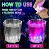 Glow In The Dark LED Leuchtende Gläser Tasse Transparent Trinkbecher Kreative Shot Tassen Party