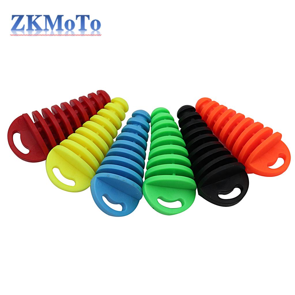 Wash Plug Exhaust Pipe Tailpipe PVC Exhaust Wash Plug Pipe Protector For Honda Kawasaki KTM Suzuki Yamaha Motorcycle Universal
