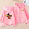 Kind 3-12 Jahre Dragon Ball Wukong Jacke Kinder Kapuzenpullover Mädchen Junge Reißverschluss Oberteile Sweatshirt Freizeit Herbst Dragon Ball Kleidung