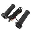 Motorcycle Heated Handlebar Grips Water Resistant DC12V Rubber Electric Hand Grip Warmer with Adjust