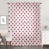 One-Piece Sweet Heart Window Curtain Rod Holder Living Room Bedroom Decorative Window Screen Full of Passion And Love