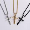 2026 Jewelry Wrapped Cross Fashion Personality Couple Necklace Men's and Women's Accessories