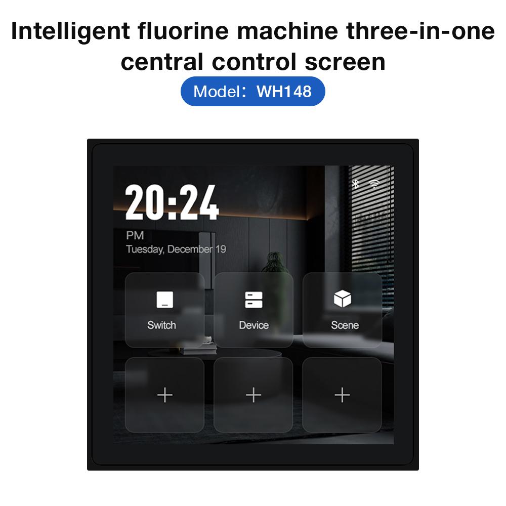 2025 New WiFi Smart Home Smart Central Control Panel Bluetooth Zigbee Temperature Controller Air Conditioner Thermostat