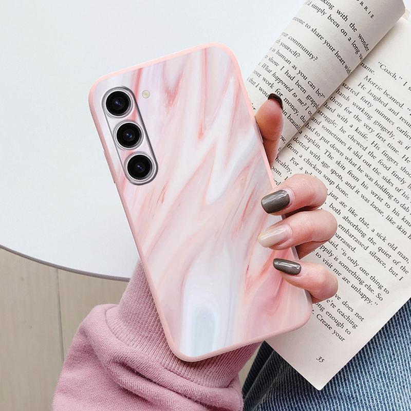 Case For Samsung A55 5G Back Cover Protective Silicone Funda Fashion Marble Stone Texture Coque For Samsung Galaxy A54 A56 Capa