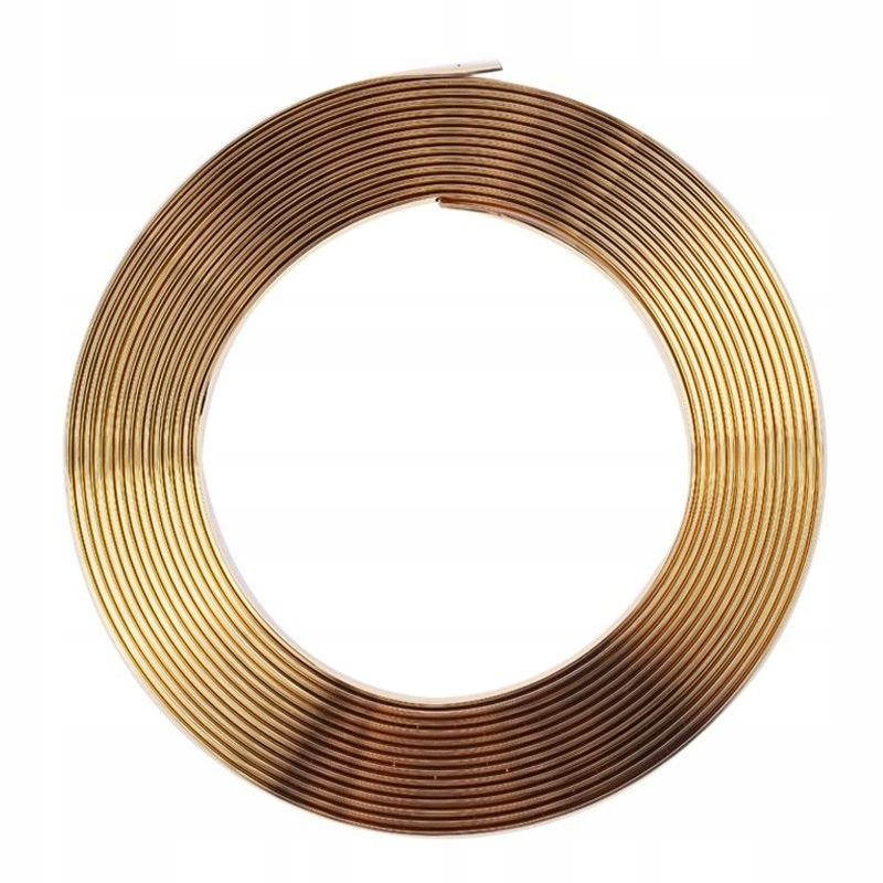 Decorative Matt Gold Strip 12mm Flexible Gold Strip Self-Adhesive 5 Meters