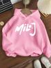 Hooded Sweatshirt Spring And Autumn New Style Boys And Girls Hoodie Cartoon Print Big Children