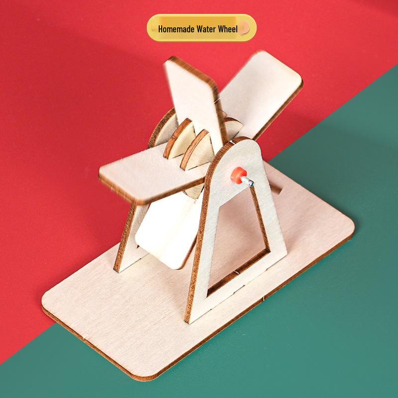 DIY Waterwheel Physics Kit for Kids: Science Experiment Model