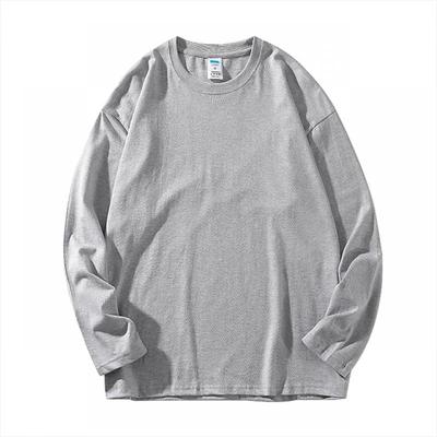 2025 Spring Men Hip Hop Baggy T-Shirt Men Long Sleeve Fashion Tees Cotton Luxury Brand Tops Casual Solid Color Male Tops Tees