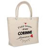 Beach Bag - PLANETEE - Insulated Bag A Corinne of Love's Bazaar - Cotton - Beige - Large Capacity