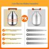 Large Capacity Insulated Water Bottle with Glass Liner - Great for Home or Dormitory Use, Warm Water Thermos