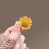 Japanese Smart Little Bee Sunflower Brooch Female Tide Pin Metal Brooch Clothes Metal Jewelry