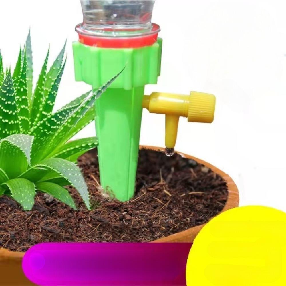 12Pcs Self-Watering Kits Automatic Waterers Drip Irrigation Indoor Plant Watering Device Plant Garden Gadgets Creative