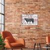 Metal Tin Sign Vintage Angus Beef Cuts Meat Butcher Chart Supermarket Meat Slaughterhouse for Farmhouse, 12x8inch 20x30cm