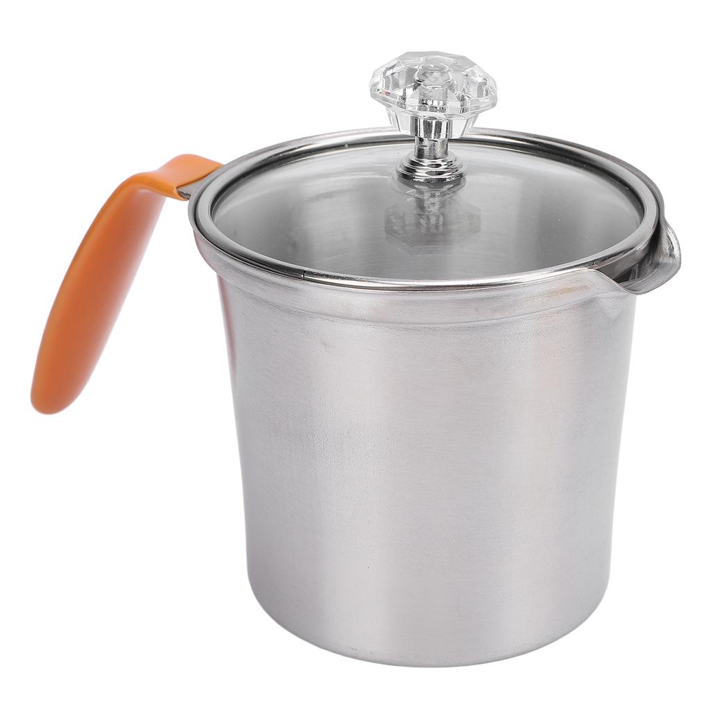 Milk Frothing Pitcher with Lid Scale Stainless Steel Milk Frother Cup for Latte Coffee 300ML