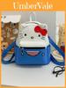 Hello Kitty Mädchen Mini Rucksack Mit Cartoon PU Material Für Lässigen Täglichen Gebrauch