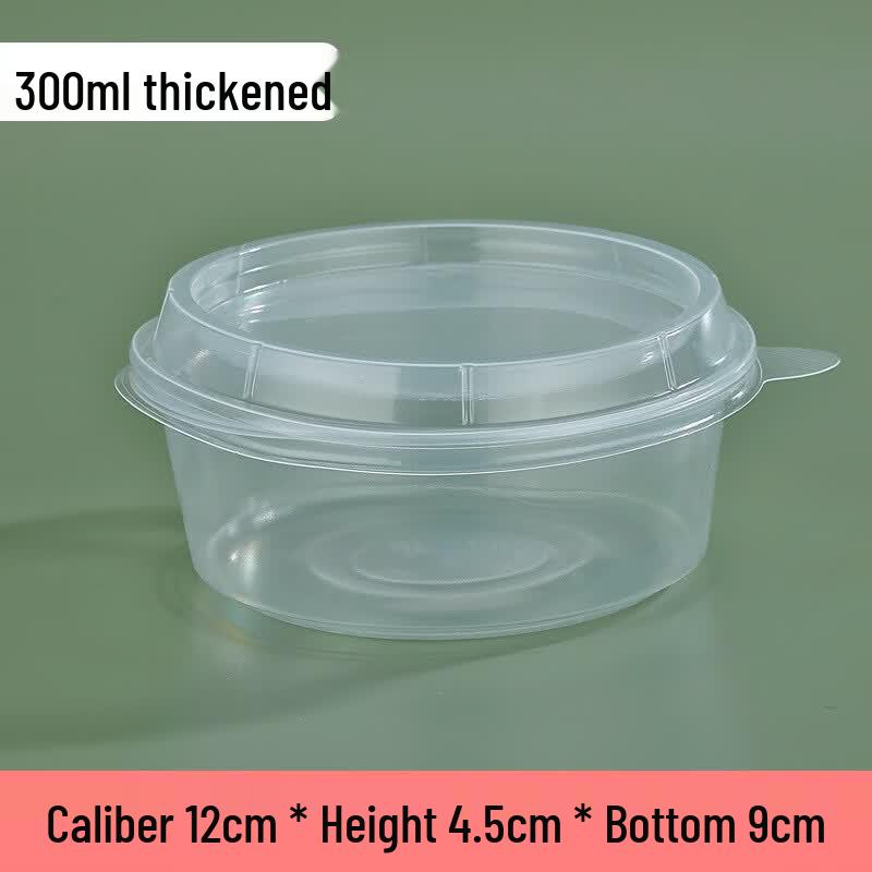

Disposable Round Takeaway Meal Boxes with Lids