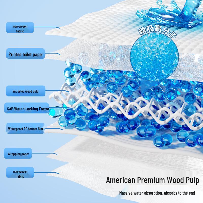 Pet Joy Disposable Dog Diapers - Color-Changing Sanitary Pants for Female and Male Dogs