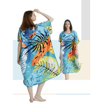 Surfpåse Handdukspåse Snabbttorkande Handdukshuva Mikrofiber Strandrock Ombytespåse Badhandduk Strandpåse För Vuxna