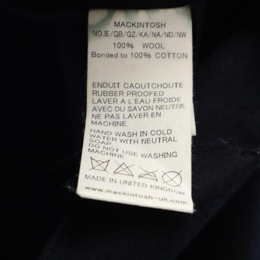 Mackintosh Made in Scotland wool blend Chester coat 36 Navy With belt Men's Used