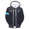 Ultimativer Komfort Detroit Become Human Connor Rk800 Hoodie Für Den Alltag