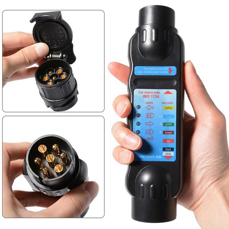 Buy 12V Automotive Resistance Connector Plug Socket Trailer Tester Car ...