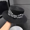 Korean Style Sunscreen Bucket Hat Wide Brim Women's Sun Hat Simple Straw Woven Hat  Spring Summer