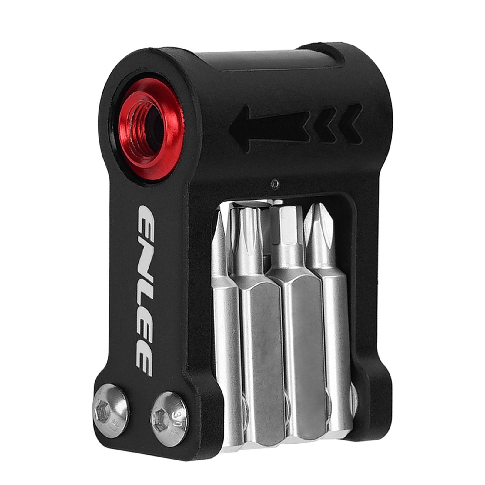 

9-In-1 Multifunctional Bicycle Tools Wrench Kit CO2 Injector Portable Allen Keys Set for MTB Road Bike Cycling Maintenance