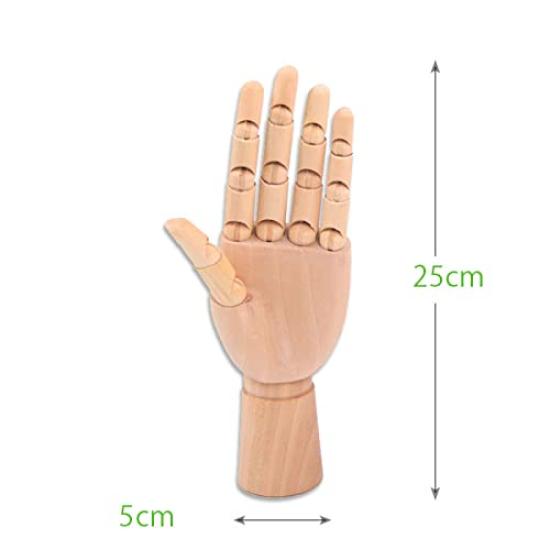 Revteds Wooden Drawing Hand Mannequin Torso Left (Female Hand)