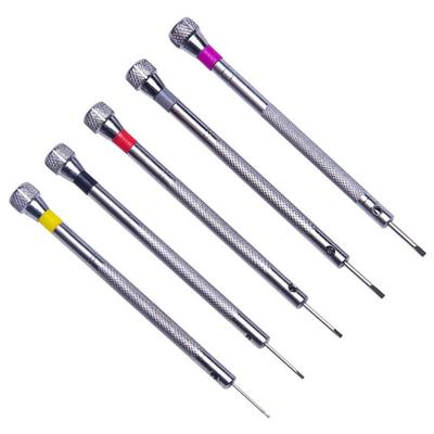 0,8mm-1,6mm Uhrmacher-Schraubendreher Schlitzschraubendreher Kleines Zubehör Reparaturwerkzeuge