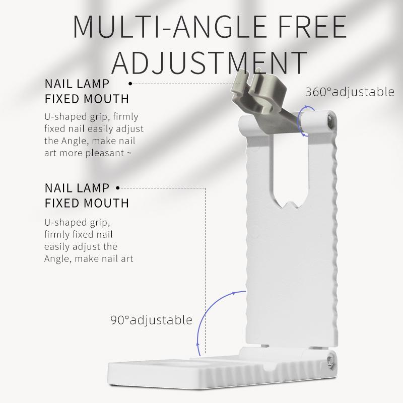 Nail Lamp Bracket UV Light Stand Portable Holder Light Stand Nail Manicure Tools Multifunctional Suitable for Travel Home
