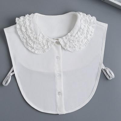 Vintage Revers Fake Collar Female Abnehmbares Hemd Falscher Kragen für Damen Bluse Pullover Revers Top Kleidungszubehör
