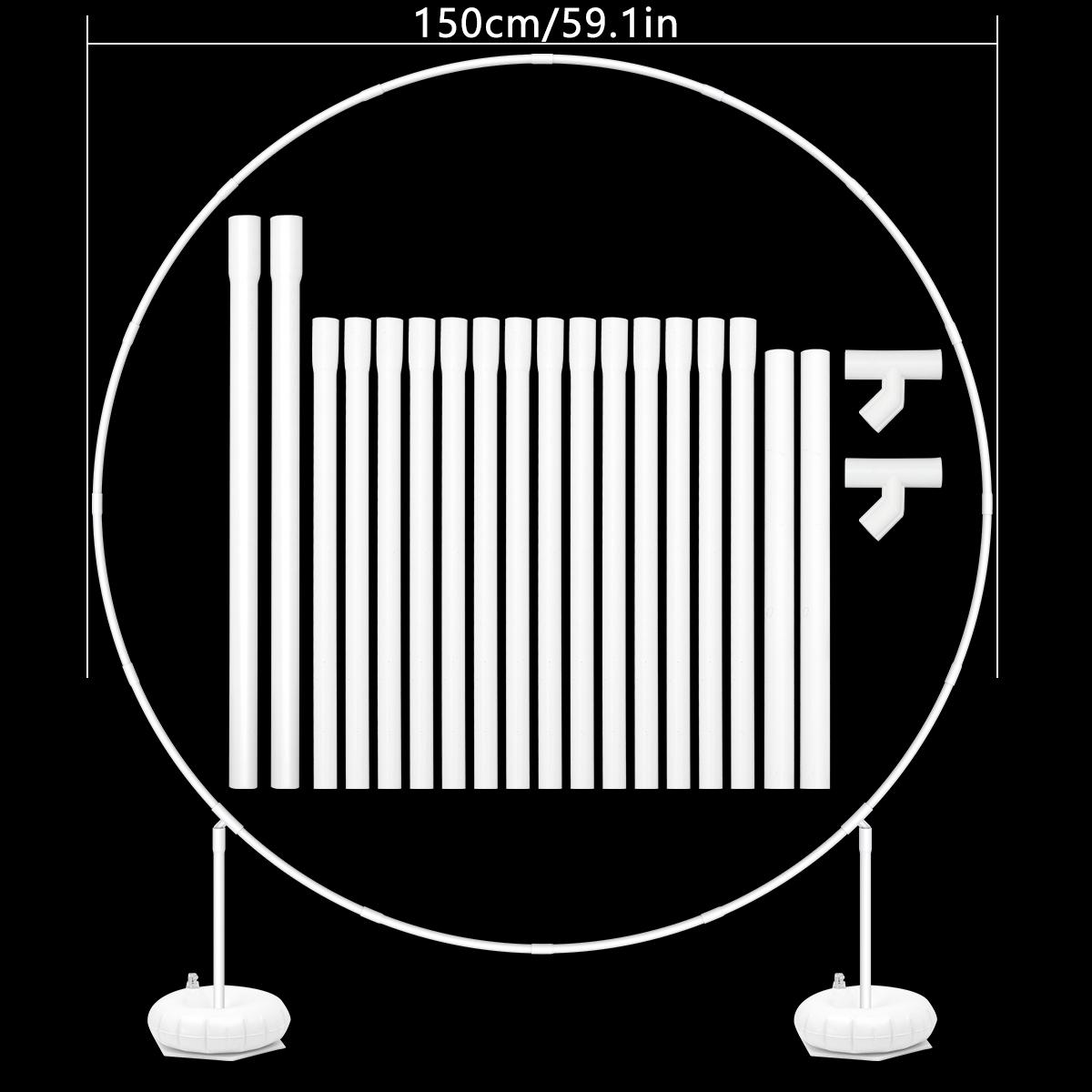 

21Pcs Balloon Column Stand Round Circle Frame Balloon Arch Stand Holder for Wedding Decor Birthday Baby Shower Party Supplies Other