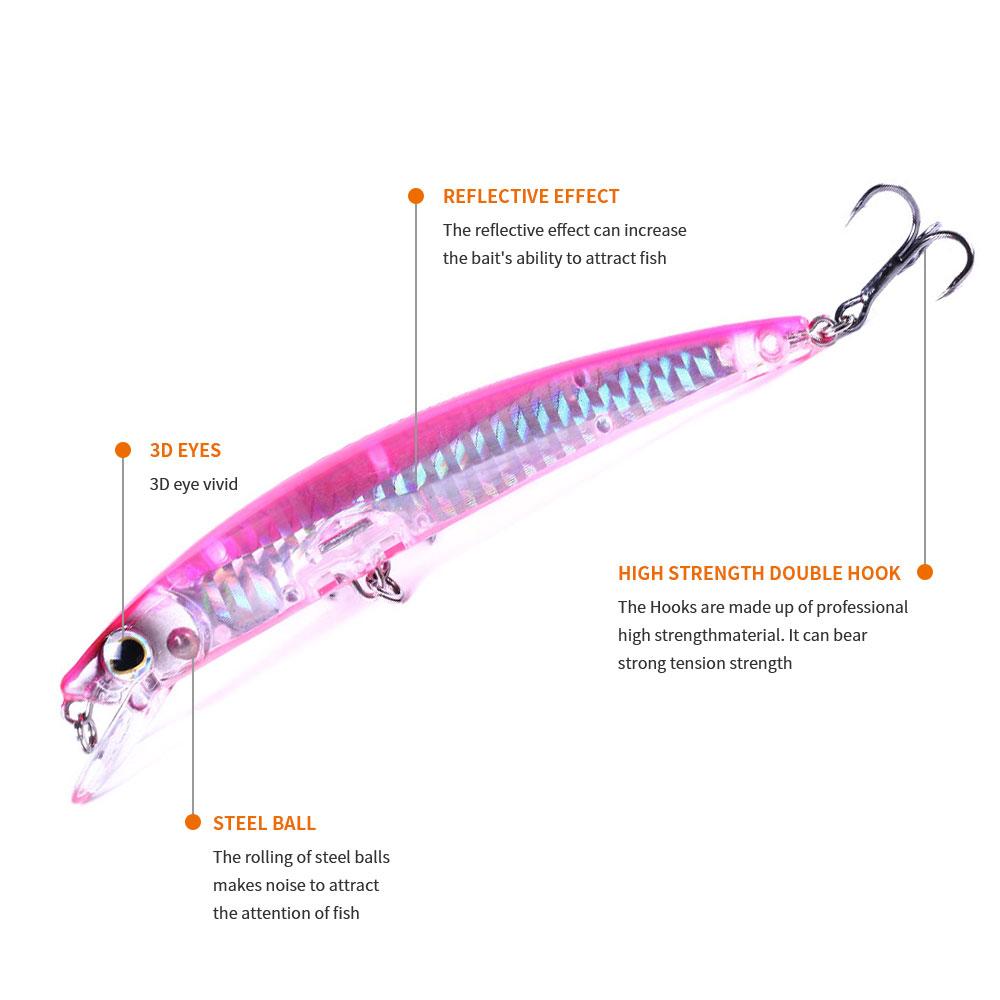 12cm 14g HENGJIA Big Artificial Bait Minnow Plastic Hard Lure High Quality Minnow Lure