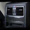 Karbonové vlákno, zadní vývod klimatizace, úložný box, samolepky na panel pro BMW řady 3 E90 E92 E93, doplňky do interiéru auta