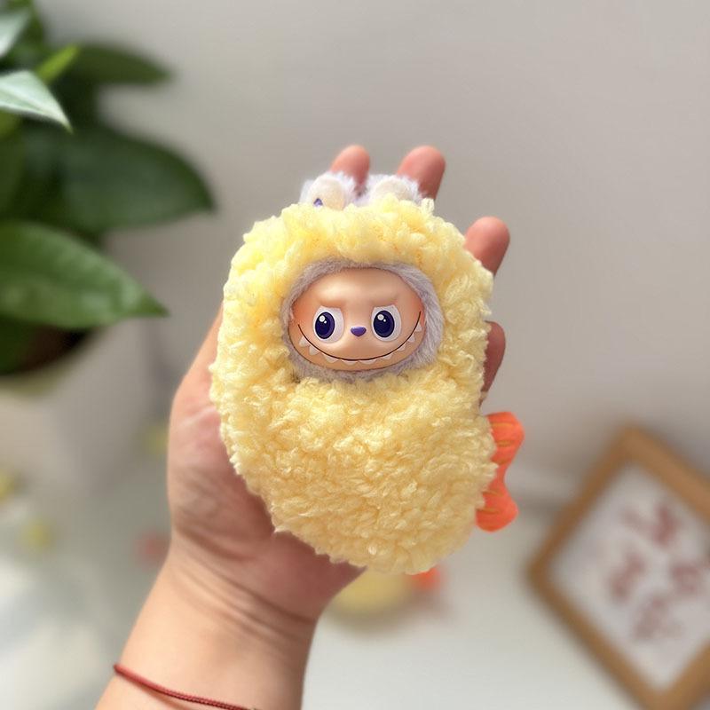 Mini Version 4.0 Vinyl Face Plush Blind Box Doll Clothes Christmas Set Small Nose Gaga Heart Bottom Password