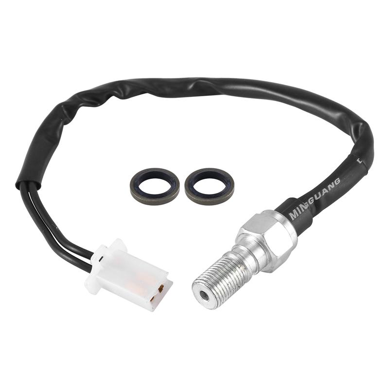 Motorcycle Hydraulic Brake Light Pressure Switch Banjo Bolt M10 Pitch For Honda Kawasaki Nissan Atvs M10 1MM