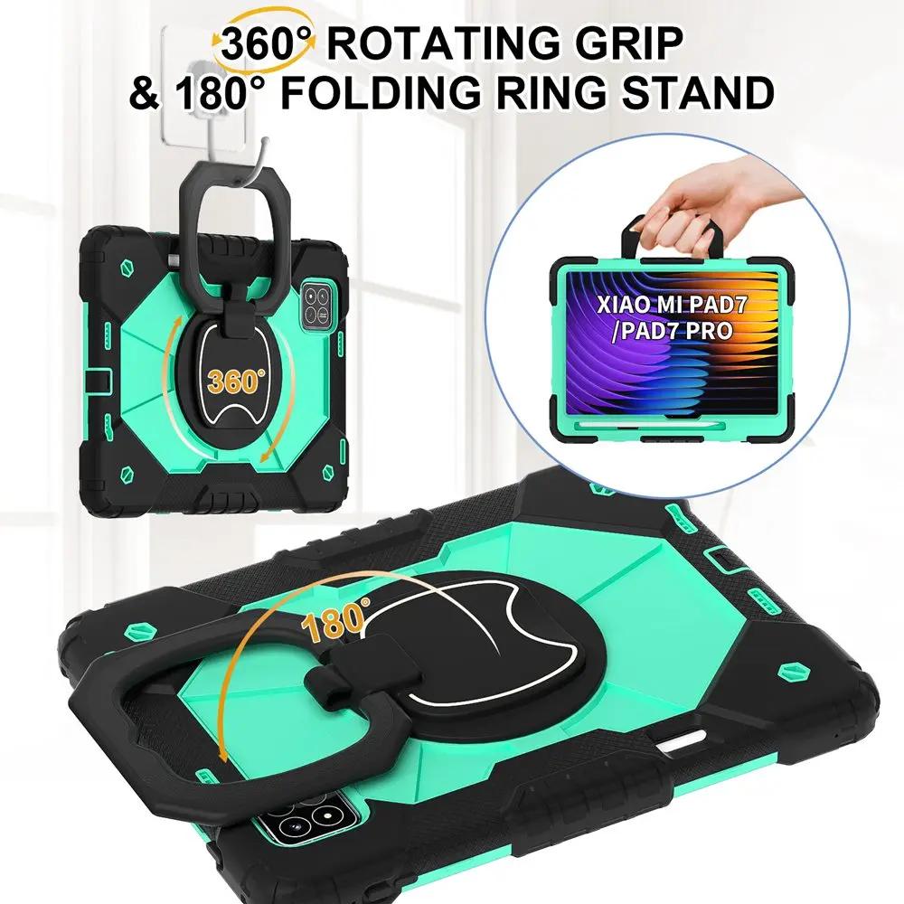 For Pad 7 11.2 inch Case Kids Tablet cover Silicone+PC Redmi Pad 2 SE 9.7 Pro POCO 12.1