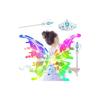 DIY Light-Up Battery-Operated Angel Wings, Elf Wings, Fairy Wings, Cosplay, Light Up Butterfly Wings with Music, Toy for Girls