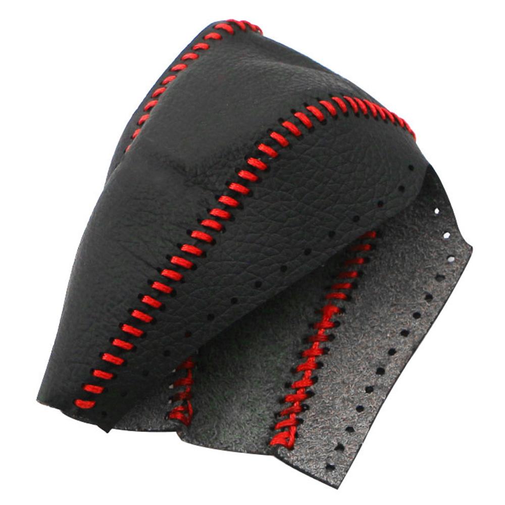 Leather Car Shift Knob Protection Cover for Honda Vezel HRV HR-V 2014 - 2019 2020 2021 AT Gear Shift Collars