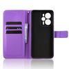 For OPPO Realme 14T 5G Global Luxury Flip Diamond Pattern lanyard Business Wallet Case Leather for OPPO Realme 14 5G Phone Case