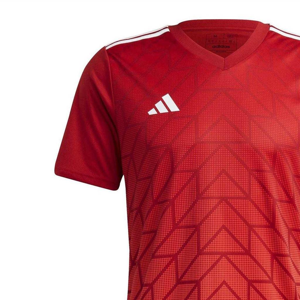 adidas Maglia Uomo Performance Team Icon 25 con Fantasia Geometrica