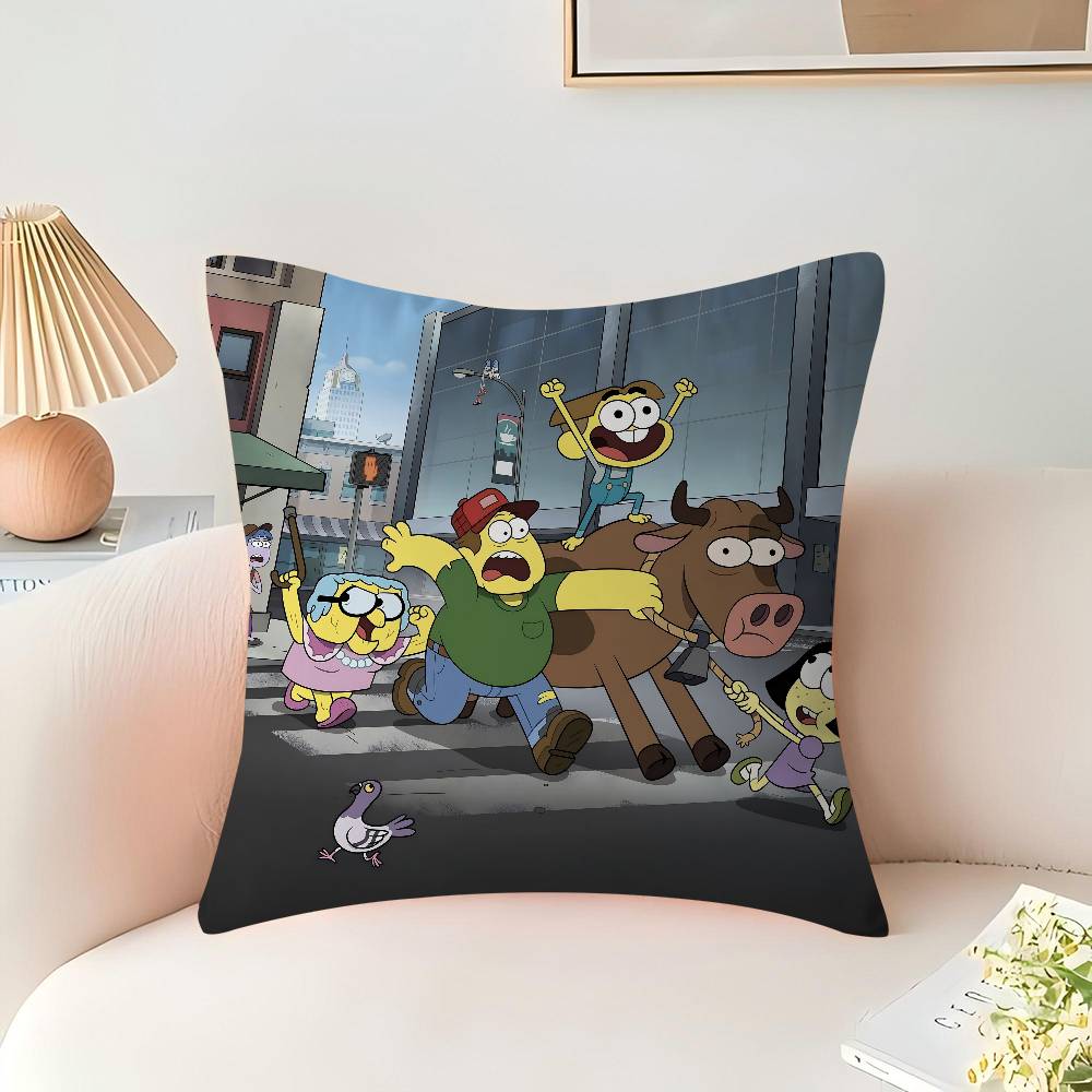 B-Big City Greens Pillow Cover Sofa Cushion Cover Home Room Decoration Children Gift