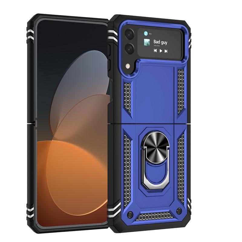 Geeignet für Samsung Z Flip5 Sergeant Ring Anti-Fall-Schutz Fold4 Faltständer Handyhülle