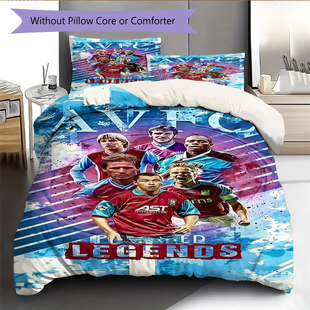 Pattern Bedding Quilt Set Quilt Cover Pillowcase Home Decoration Birthday Gift (1 * duvet cover + 2 * pillowcase, without core)