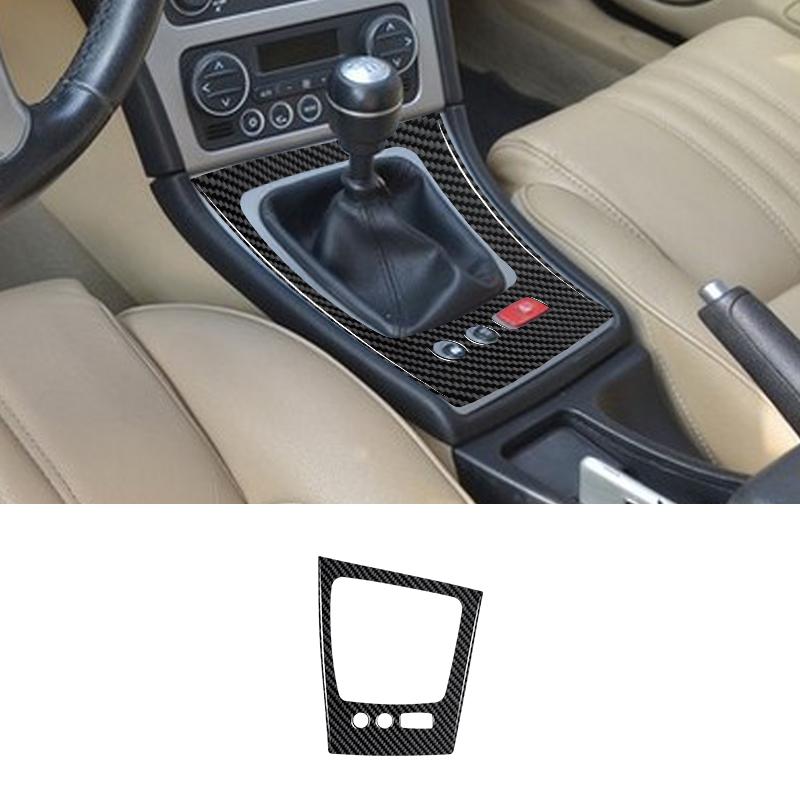 Real Carbon Fiber Sticker For Alfa Romeo 159 2004-2011 Car Gear Shift Control Panel Frame Sticker Car Accessories