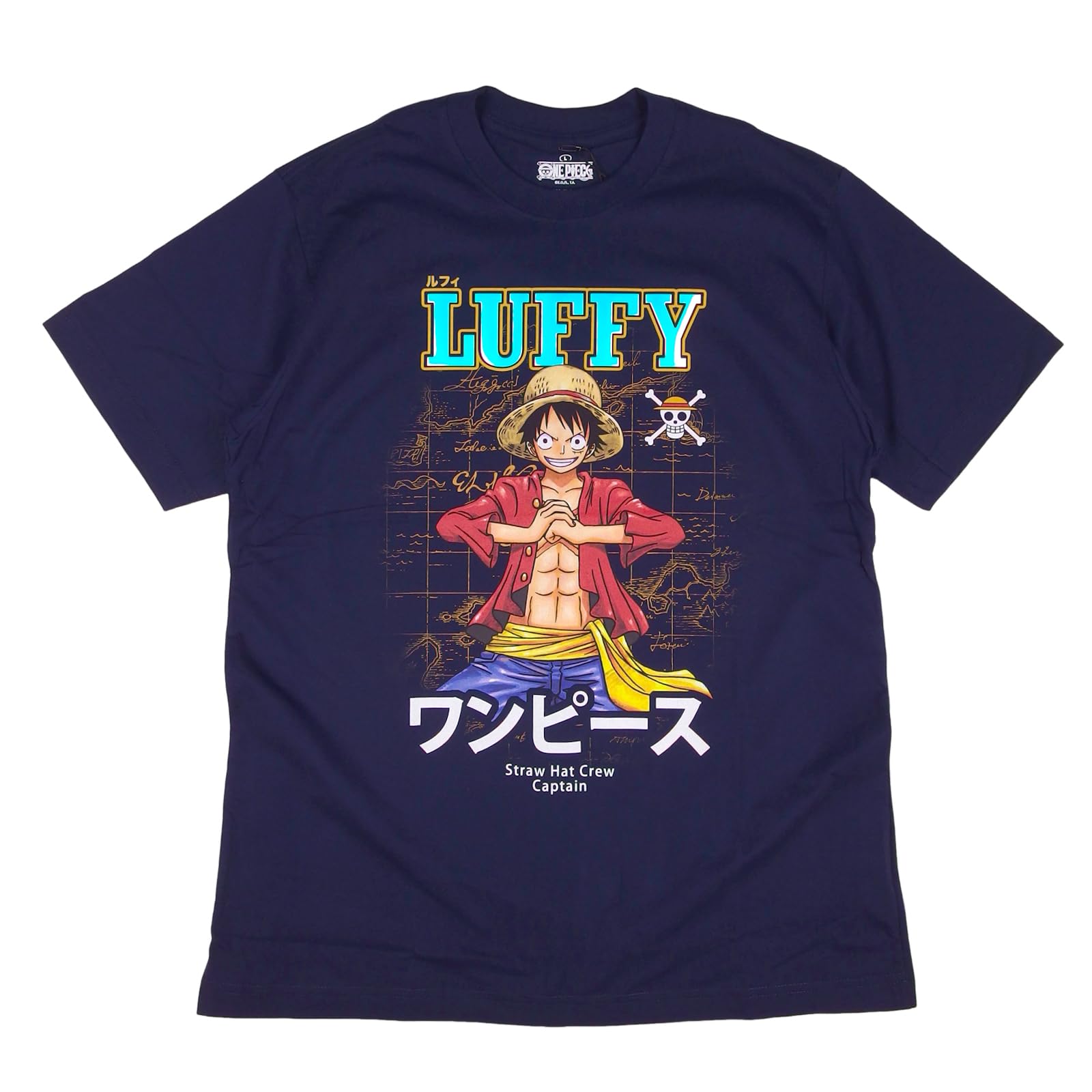 

EVERSOUL ONE PIECE Short Featuring the Straw Hat and Character Anime Movie XL Size T-Shirt, Sleeve, Luffy, Chopper, Nami, Pirates, Sanji, Zoro,