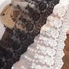 22/34/42cm Wide White Lace Ribbon For Weddng Dress DIY Crafts Sewing Fabric Trim Clothing Handmade Needlework Accessories 2yards